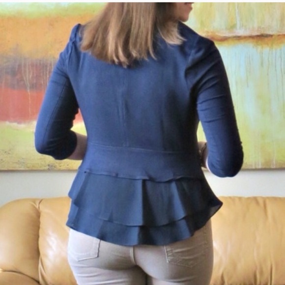 Market & Spruce Jackets & Blazers - Market&Spruce Navy tiered blazer Sz: XS